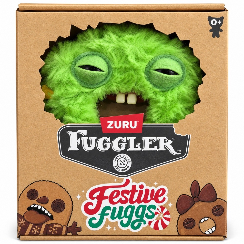 ZURU Fuggler Festive Fuggs Keith Wreathington 9in Plush Christmas Collectible
